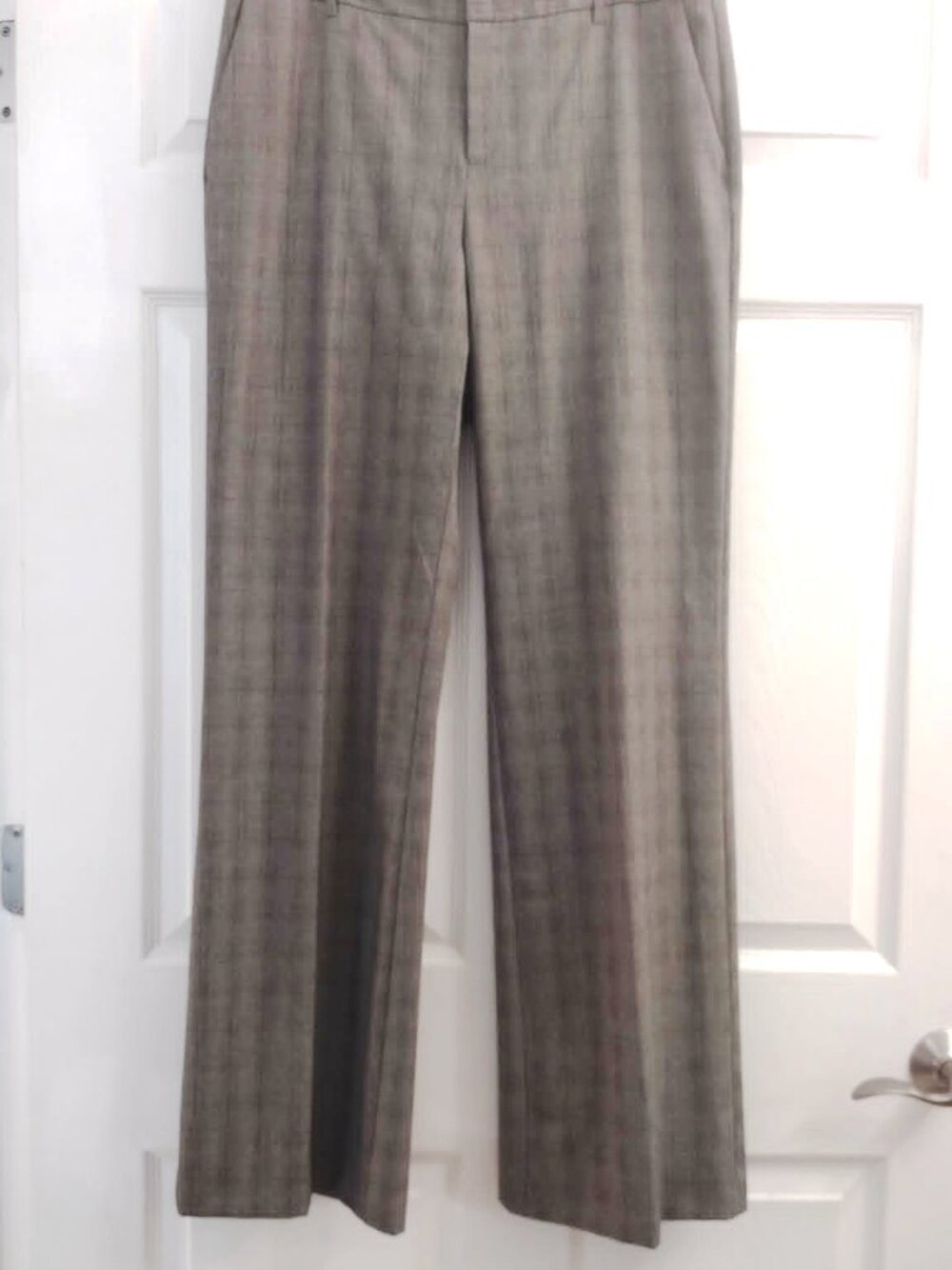 Dana Buchman Women’s Size 12 Career Pants Slacks Gray Herringbone